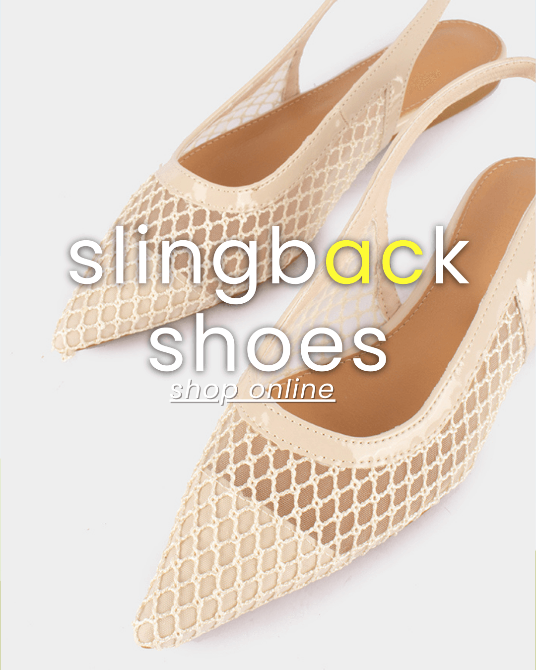 SLINGBACK SHOES